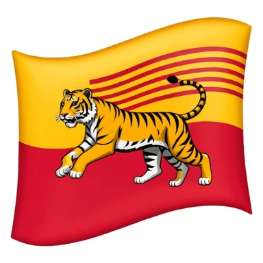 Tamil eelam libration tigers flag sticker
