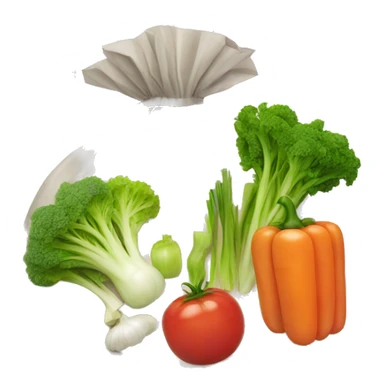 a plastic bag with chopped up vegetables in it sticker