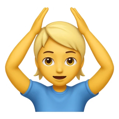 Shut up emoji Emoji hand on head shaking  sticker