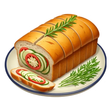 poultry loaf sticker