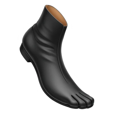 tabi shoe with split toe sticker