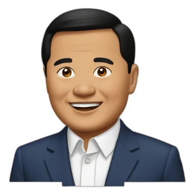 Prabowo win election sticker