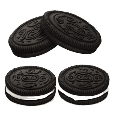 Two Oreos cookies sticker