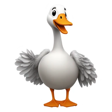 Silly goose sticker