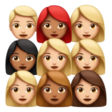 Baddie type of emojis sticker