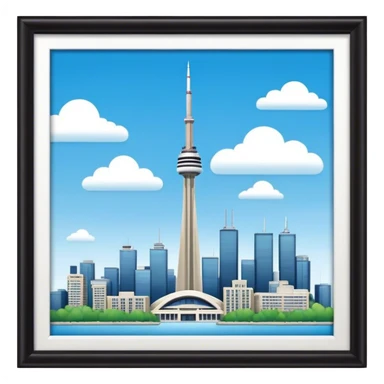 Cn tower sticker