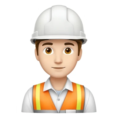 arquitecta con casco blanco  sticker