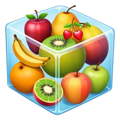 fruit cubes sticker