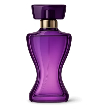 purple perfume bottle sticker