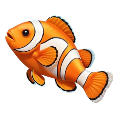 Nemo clownfish sticker