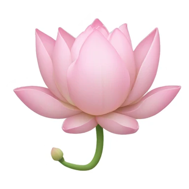 Light pink lotus flower sticker