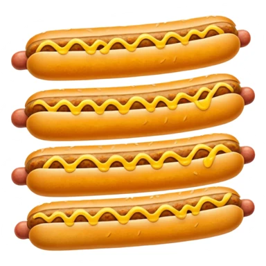 mustard sausage  sticker