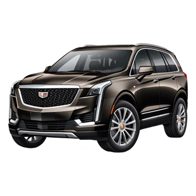 Black CADILLAC XT6  sticker