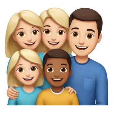 Happy family sticker