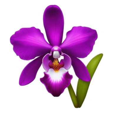 orchidée sticker