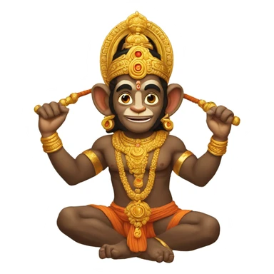 Hanuman modernity  sticker