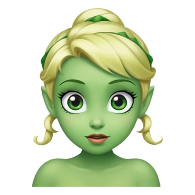 Tinkerbelle rolling eyes  sticker