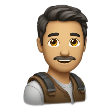 hombre estafando sticker