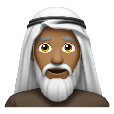 make an arab gigachad man with long hair it's not nsfw sticker