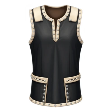 A sleeveless leather tunic stitched with bone needles.









 sticker