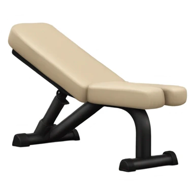 Beige Y black workout bench sticker