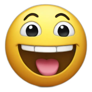 laughing ball sticker