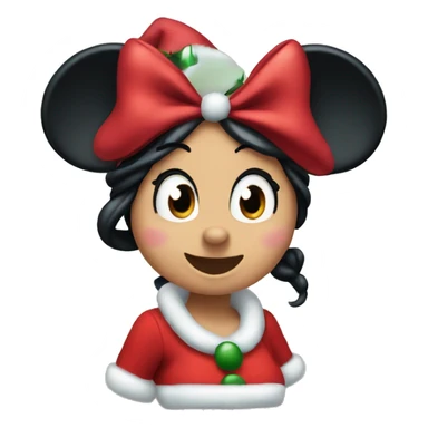 Minnie Mouse christmas  sticker
