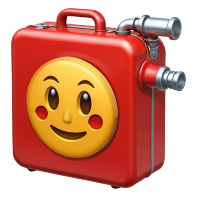 crveni kanister za benzin sticker