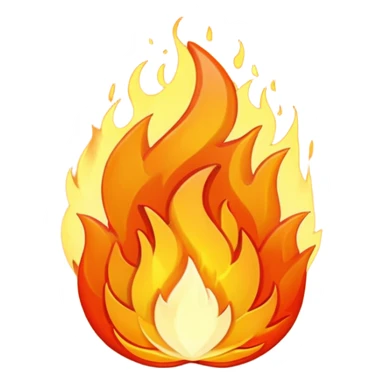 Blaze flame sticker