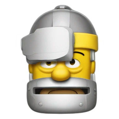 Homer Simpson as Vitruvmann sticker