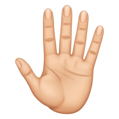 3 finger hand sign sticker