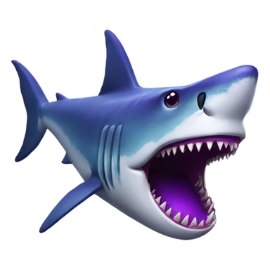 Purple Megalodon sticker