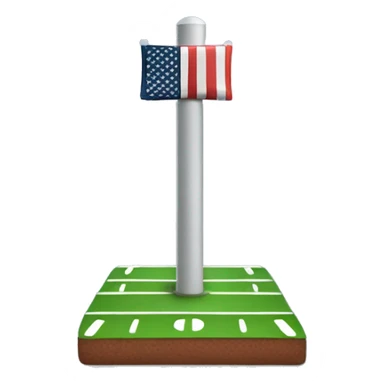 American national football league field goal post sticker