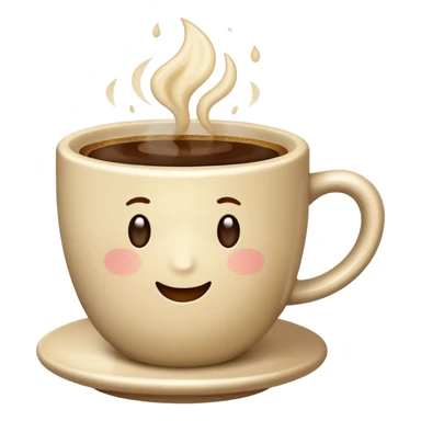 vanilla coffee sticker