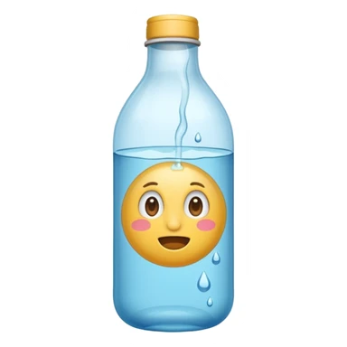 botella de agua sticker
