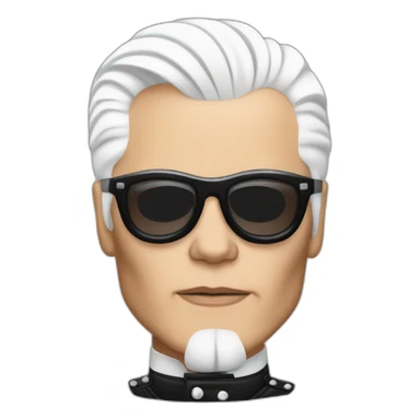 Karl lagerfeld sticker