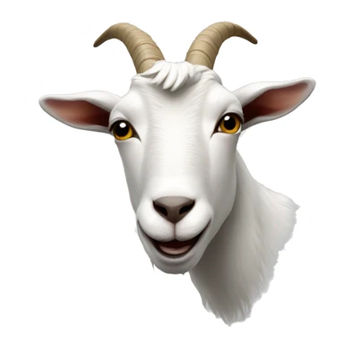 goat in glass sticker