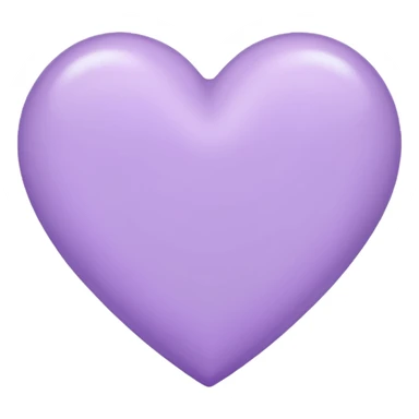 Pastel purple heart sticker