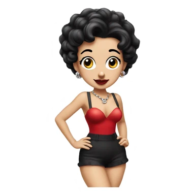 betty boop cartoon  sticker