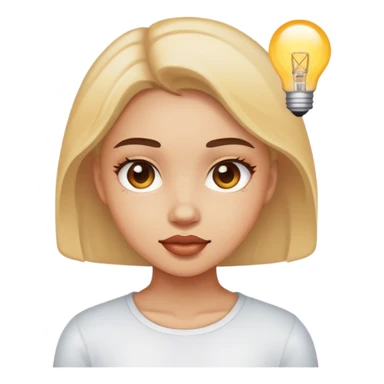 a children girl sticker