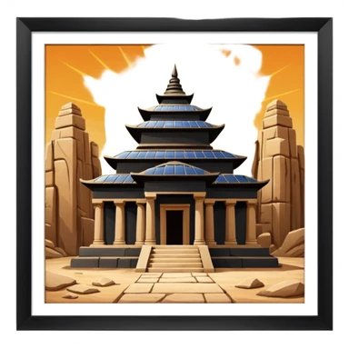 solar temple sticker