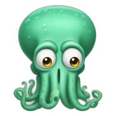 Squidward Q. Tentacles sticker
