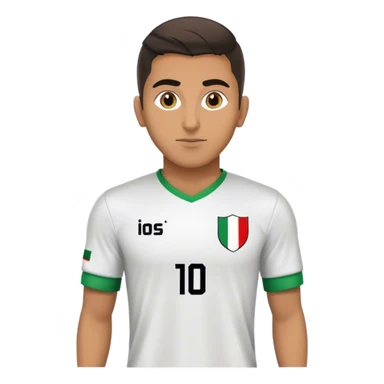 Iraqi football player sticker