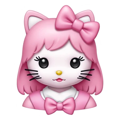coquette hello kitty sticker