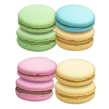 Pastel macaroons  sticker