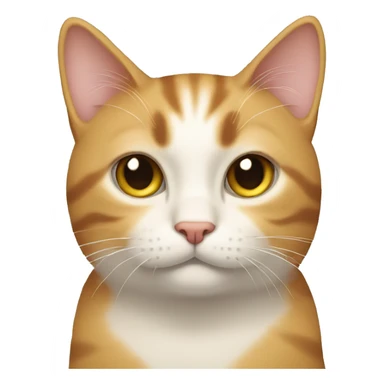 cat closing eyes tightly sticker