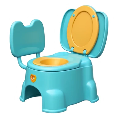 Potty trainer without a person on it. sticker