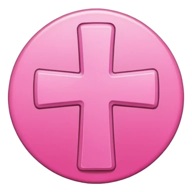 mac os icon pink cross join sticker