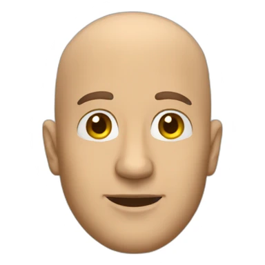 bald man taxi driver sticker