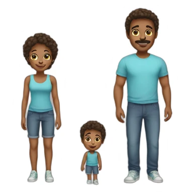 Twins boy mom dad sticker